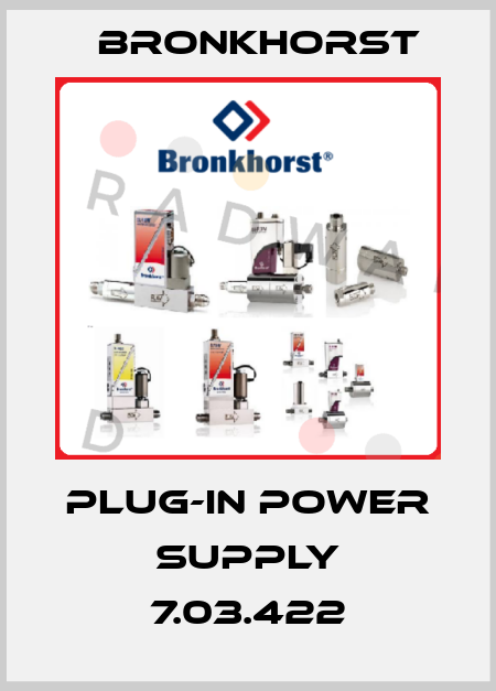PLUG-IN POWER SUPPLY 7.03.422 Bronkhorst