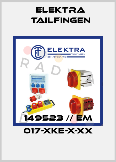 149523 // EM 017-XKE-X-XX Elektra Tailfingen