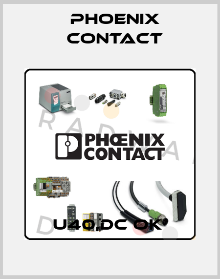 U40,DC OK  Phoenix Contact
