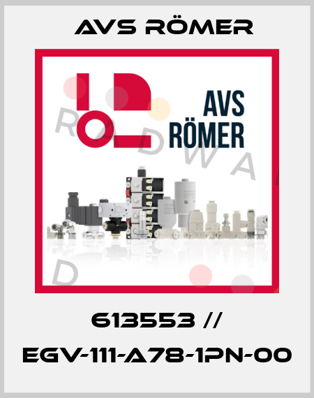 613553 // EGV-111-A78-1PN-00 Avs Römer