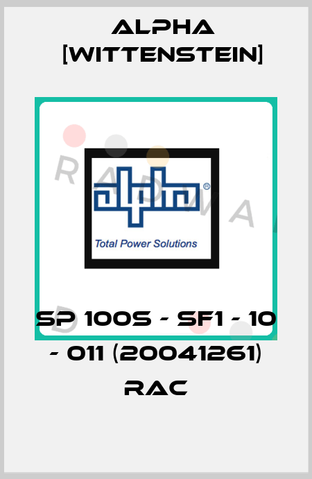 SP 100S - SF1 - 10 - 011 (20041261) RAC Alpha [Wittenstein]