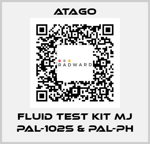 Fluid Test Kit MJ PAL-102S & PAL-pH ATAGO