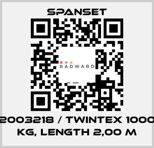 2003218 / Twintex 1000 kg, length 2,00 m SpanSet