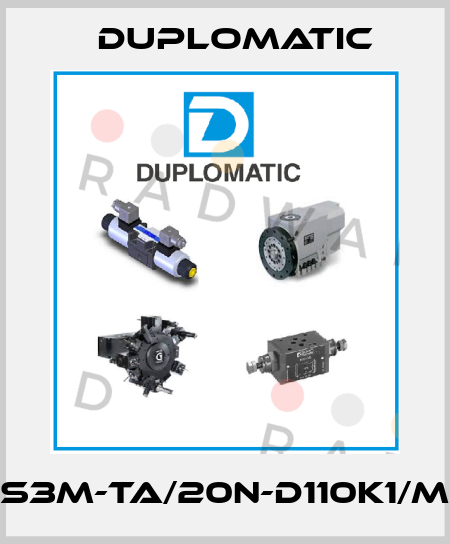 DS3M-TA/20N-D110K1/MB Duplomatic