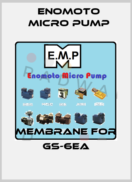 Membrane for GS-6EA Enomoto Micro Pump