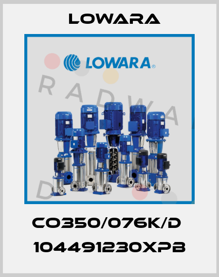 CO350/076K/D  104491230XPB Lowara