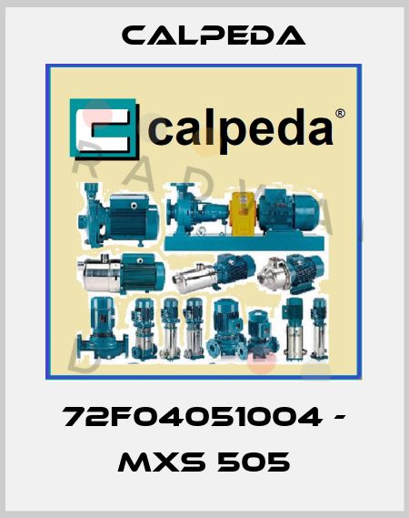 72F04051004 - MXS 505 Calpeda