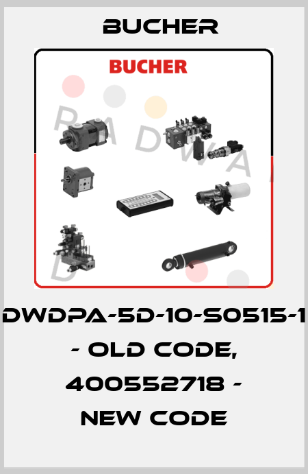 DWDPA-5D-10-S0515-1 - old code, 400552718 - new code Bucher