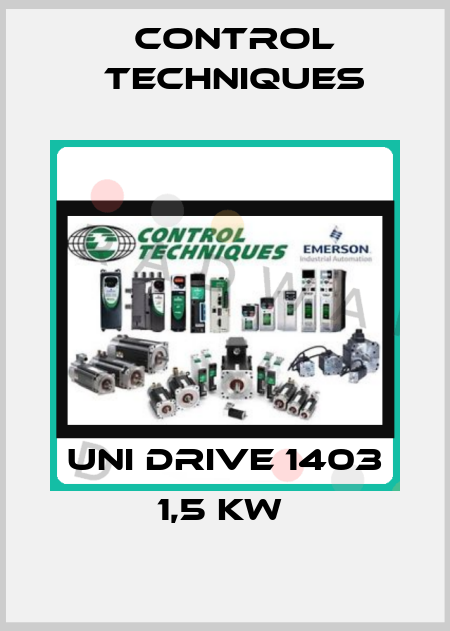 UNI DRIVE 1403 1,5 KW  Control Techniques