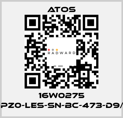 16W0275 DPZ0-LES-SN-BC-473-D9/E Atos