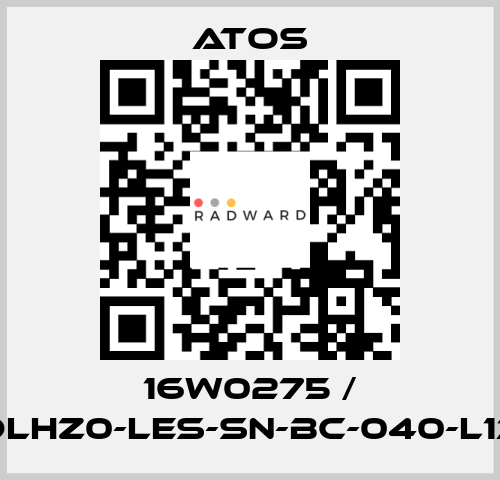 16W0275 / DLHZ0-LES-SN-BC-040-L13 Atos