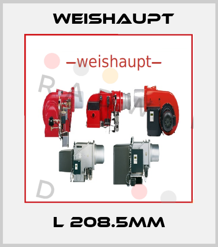 L 208.5mm Weishaupt