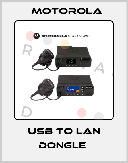 USB TO LAN DONGLE  Motorola