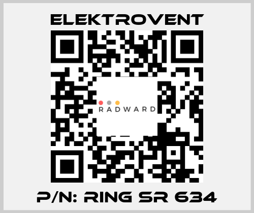 P/N: RING SR 634 ELEKTROVENT