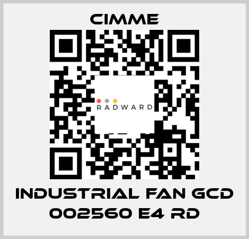 Industrial Fan GCD 002560 E4 RD Cimme