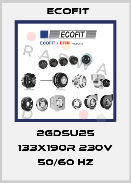 2GDSU25 133x190R 230V 50/60 Hz Ecofit
