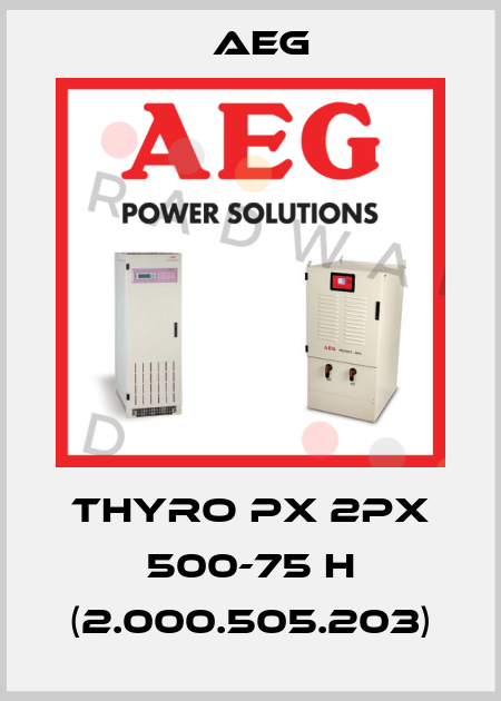 Thyro PX 2PX 500-75 H (2.000.505.203) AEG