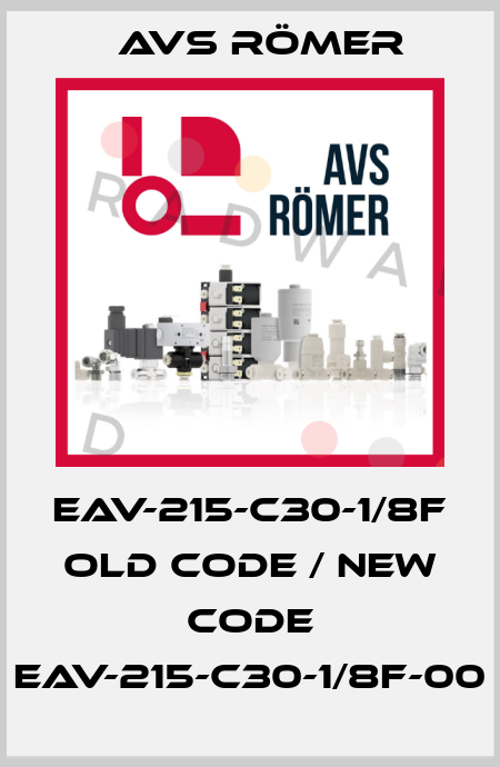 EAV-215-C30-1/8F old code / new code EAV-215-C30-1/8F-00 Avs Römer