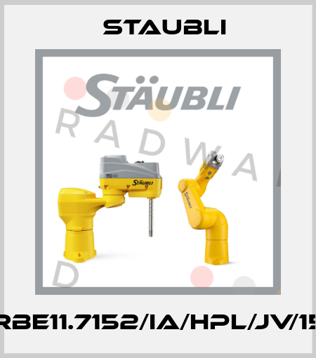RBE11.7152/IA/HPL/JV/15 Staubli