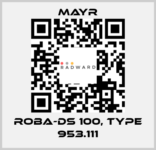 ROBA-DS 100, Type 953.111 Mayr