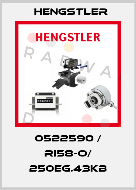 0522590 / RI58-O/ 250EG.43KB Hengstler
