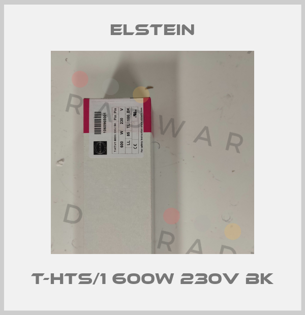 T-HTS/1 600W 230V BK Elstein