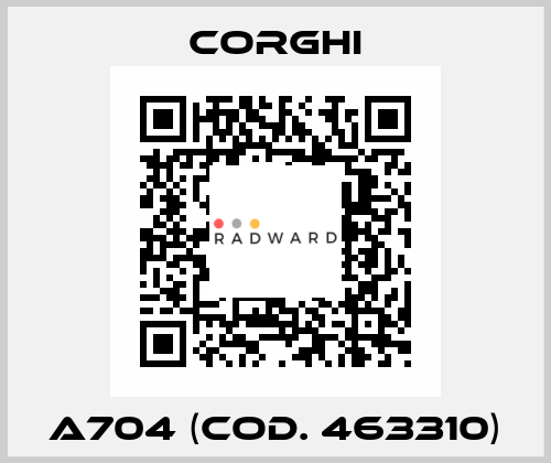 A704 (Cod. 463310) Corghi