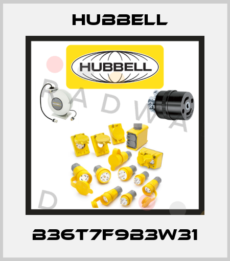 B36T7F9B3W31 Hubbell