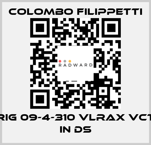 RIG 09-4-310 VLRAX VCT IN DS Colombo Filippetti
