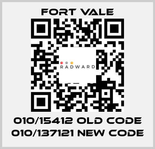 010/15412 old code 010/137121 new code Fort Vale