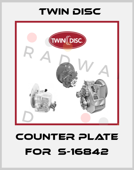 counter plate for  S-16842 Twin Disc