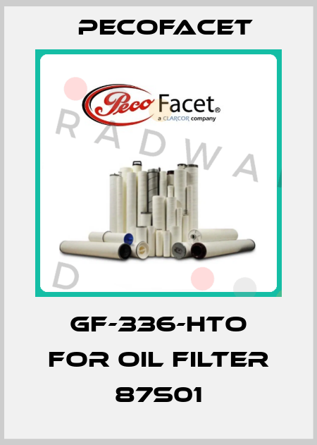 GF-336-HTO for oil filter 87S01 PECOFacet