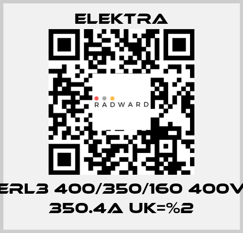 ERL3 400/350/160 400V 350.4A Uk=%2 ELEKTRA