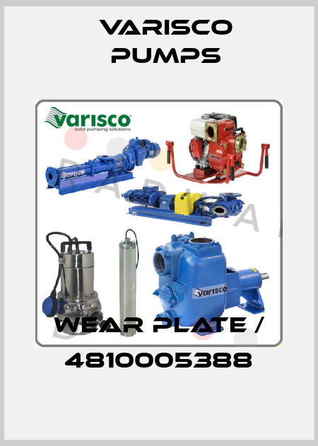 wear plate / 4810005388 Varisco pumps