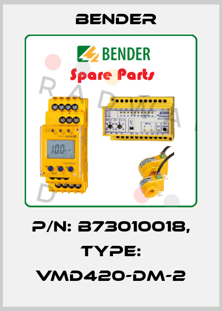 p/n: B73010018, Type: VMD420-DM-2 Bender