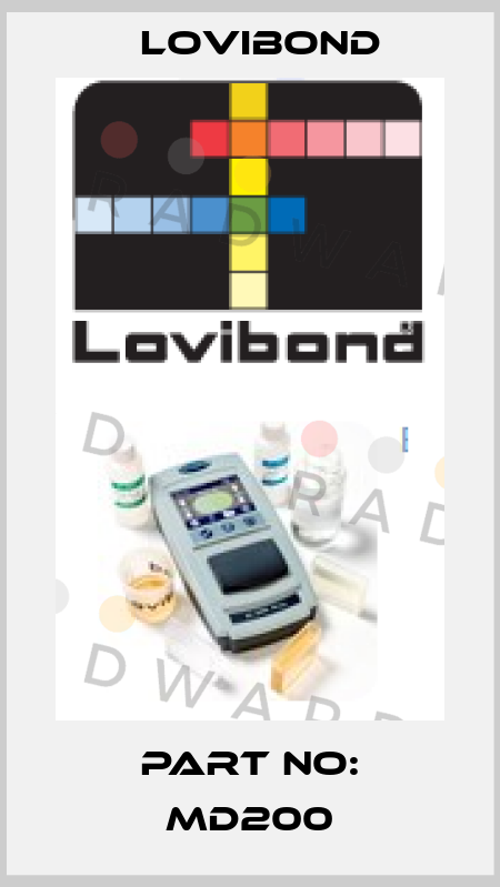 part no: MD200 Lovibond