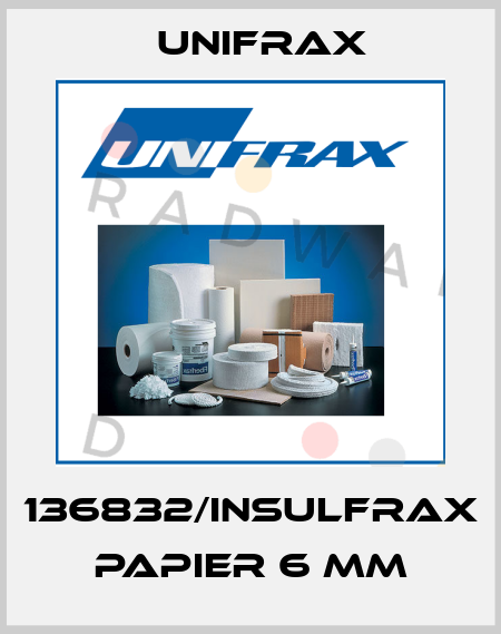 136832/Insulfrax Papier 6 mm Unifrax