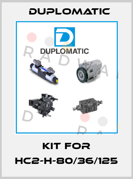 Kit for HC2-H-80/36/125 Duplomatic