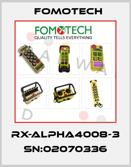 RX-ALPHA4008-3 SN:02070336 Fomotech