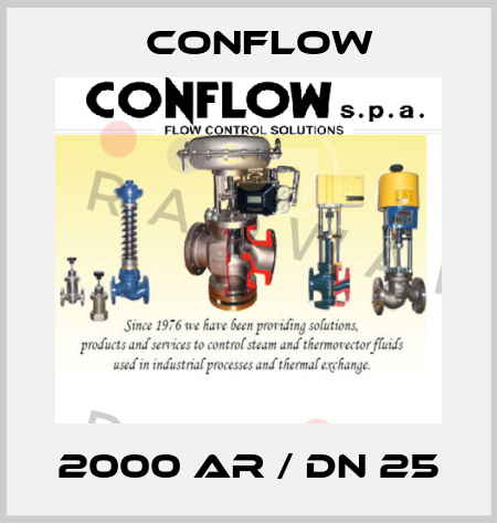 2000 AR / DN 25 CONFLOW