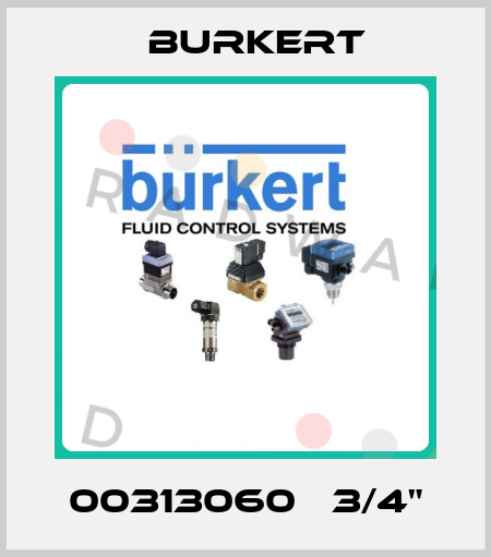 00313060   3/4" Burkert