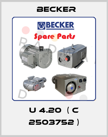 U 4.20  ( C 2503752 ) Becker