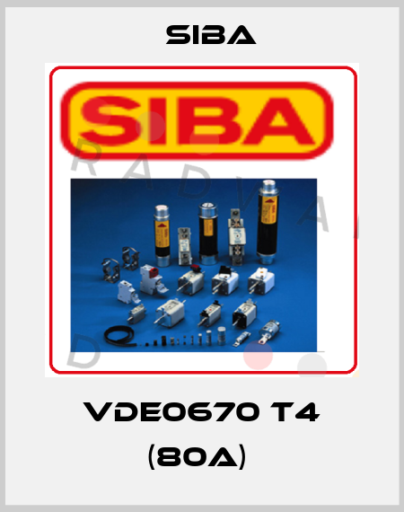 VDE0670 T4 (80A)  Siba