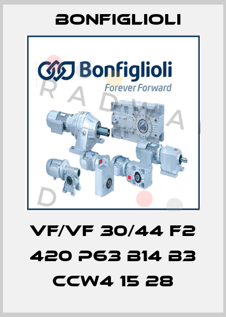 VF/VF 30/44 F2 420 P63 B14 B3 CCW4 15 28 Bonfiglioli