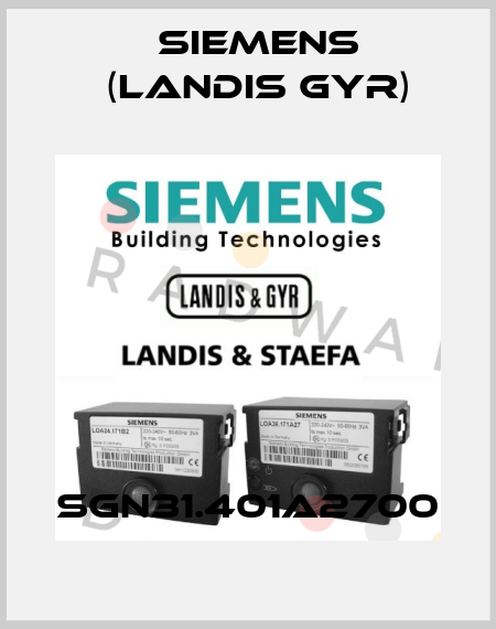 SGN31.401A2700 Siemens (Landis Gyr)