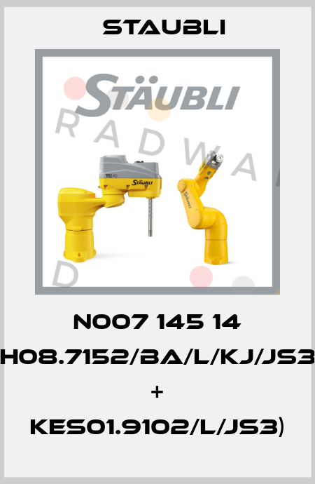 N007 145 14 (SPH08.7152/BA/L/KJ/JS3/CG + KES01.9102/L/JS3) Staubli