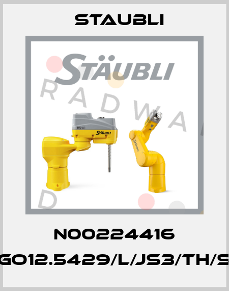 N00224416 (CGO12.5429/L/JS3/TH/SP) Staubli