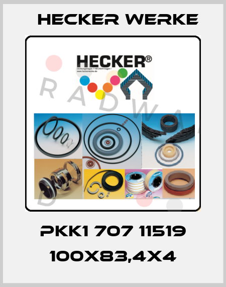 PKK1 707 11519 100x83,4x4 Hecker Werke