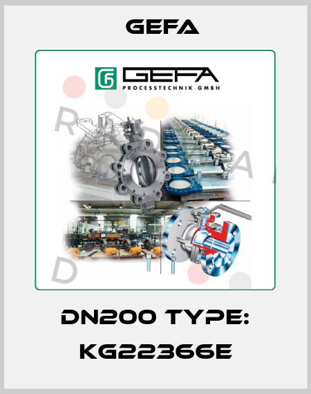 DN200 Type: KG22366E Gefa