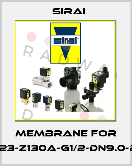 membrane for D132V23-Z130A-G1/2-DN9.0-24VAC Sirai